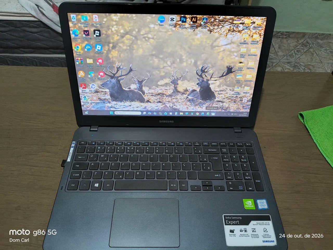 Notebook Samsung Expert - Intel Core I5 8 th Gen- usado Excelente - Foto 3