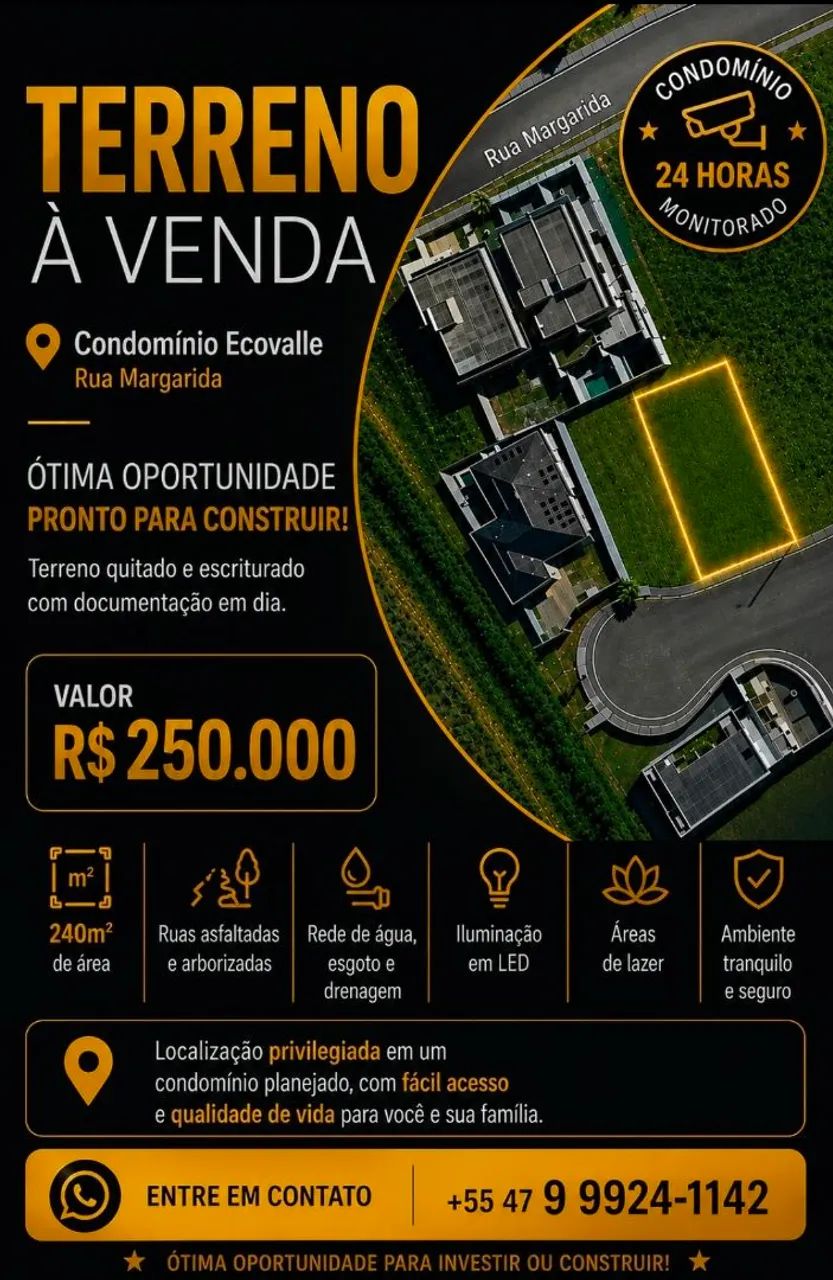Terreno condomínio 