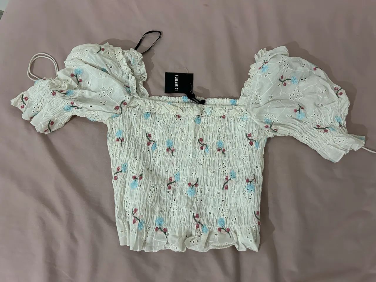 Blusa branca | forever 21| nova com etiqueta  - Foto 3