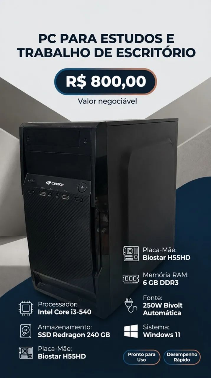 Computador PC Desktop
