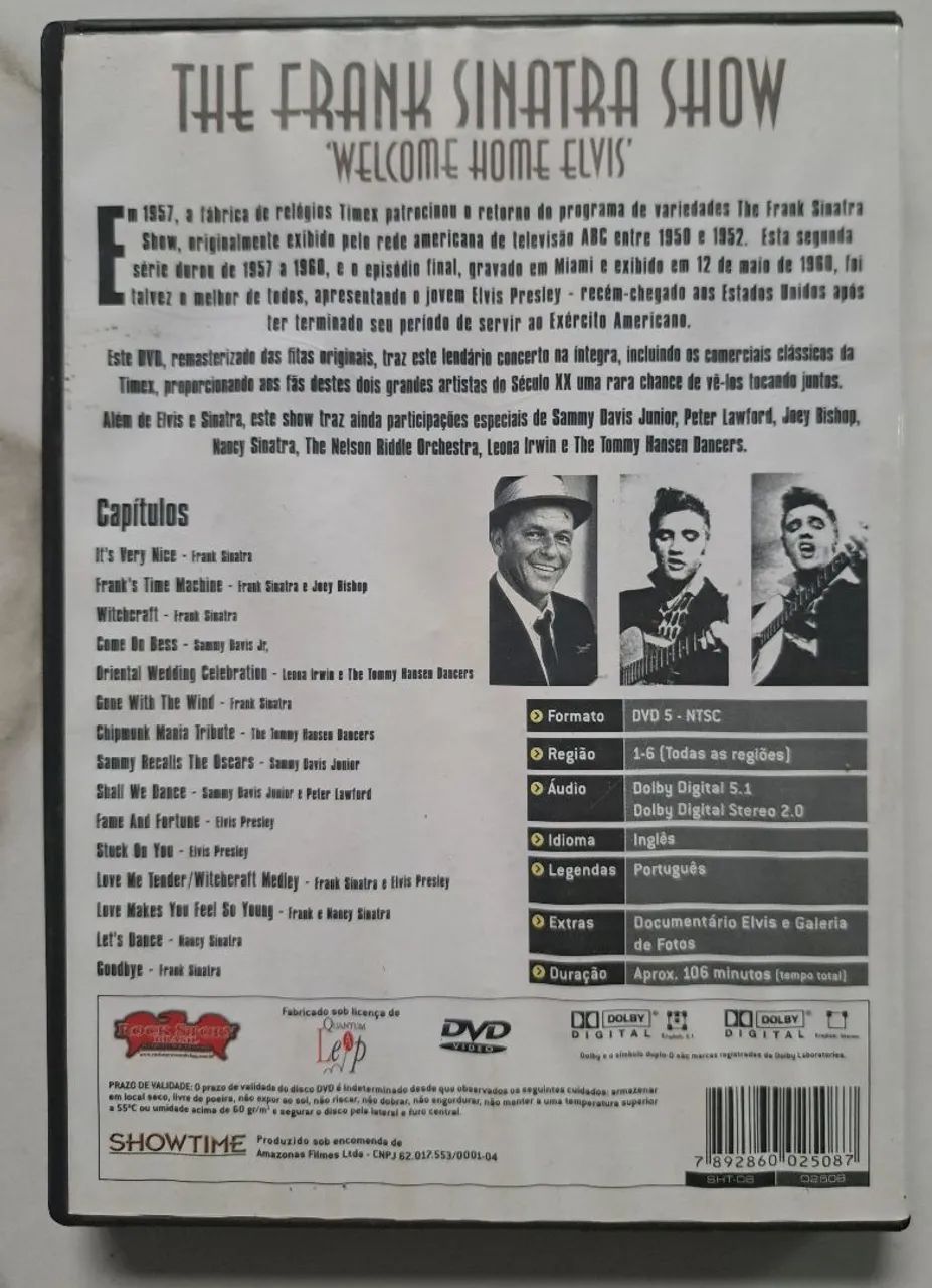  DVD Frank sinatra e Elvis Presley - Foto 2