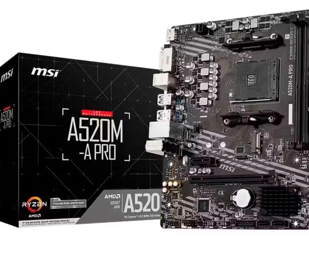 Placa Mãe Msi A520M - A Pro