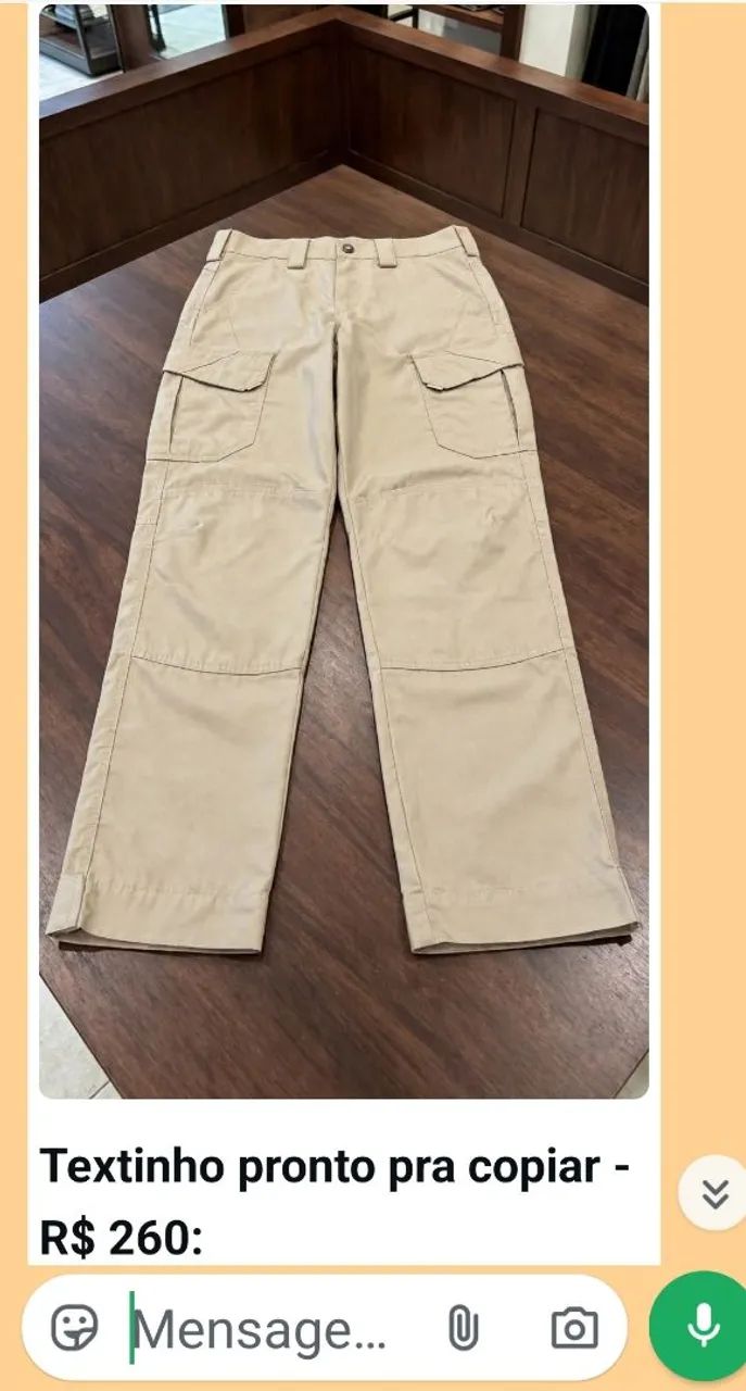 Calca Cargo Tática Feminina Usada uma Vez