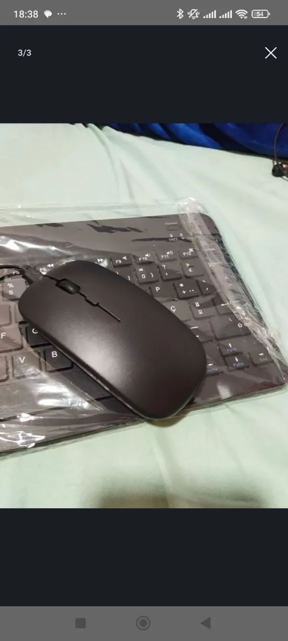 Teclado + Mouse - Sem Fio - Foto 3