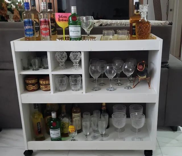 Adega multiuso em mdf 