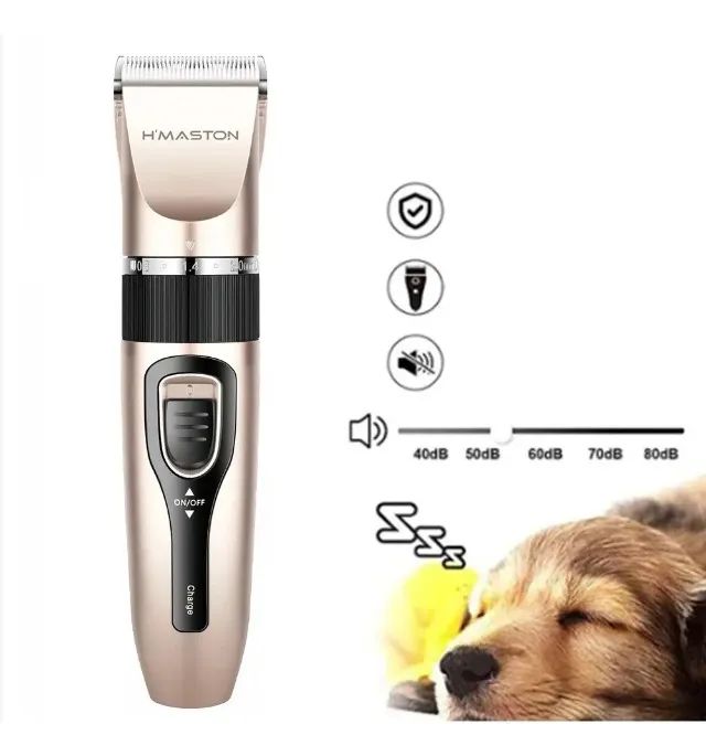 Máquina De Tosa Profissional Sem Fio P/ Cães E Gatos
