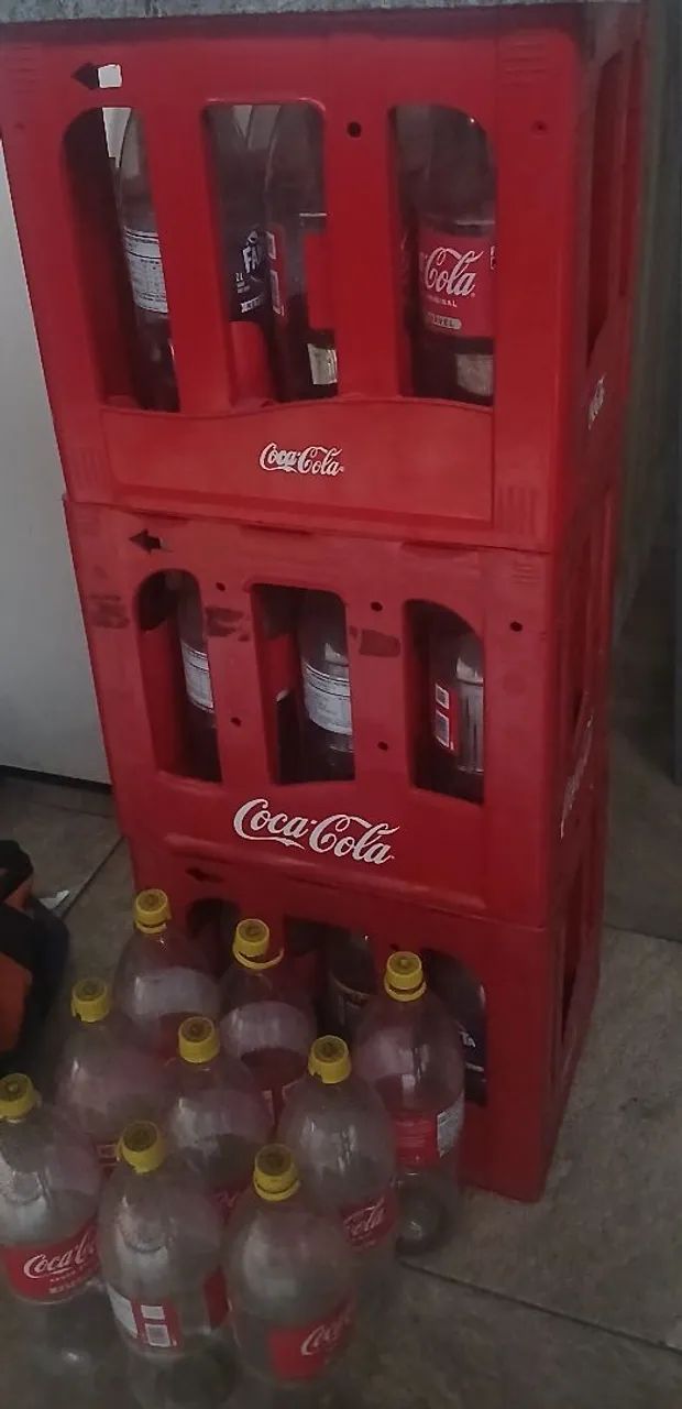 Vasilhames de cocacola