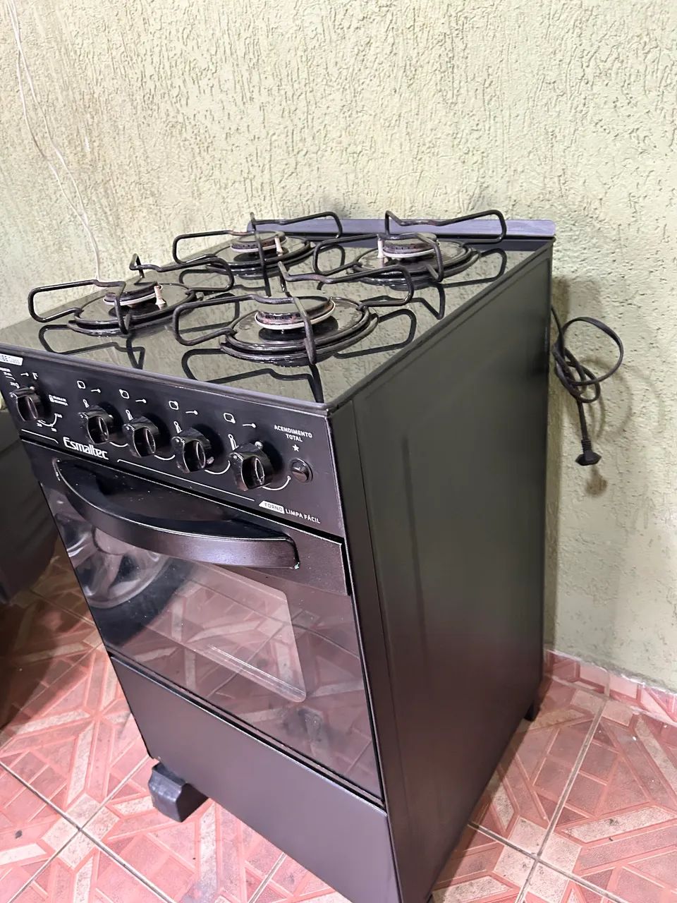 Fogão mesa de vidro 4 bocas automático  - Foto 4