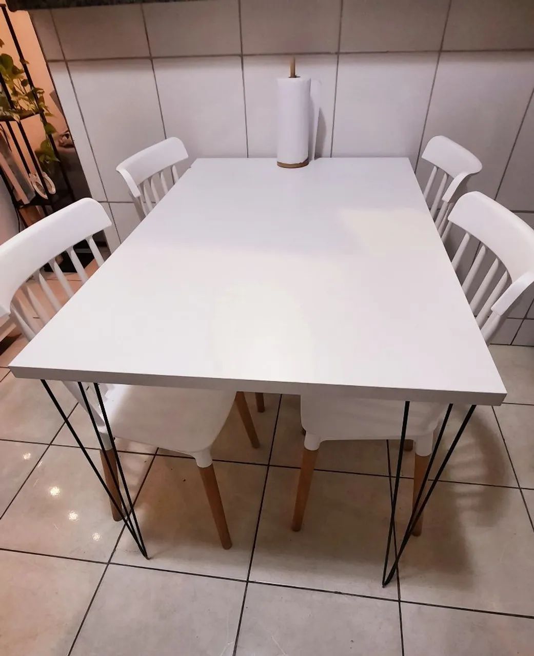 Mesa de jantar, pés hairpin (somente a mesa) - Foto 3
