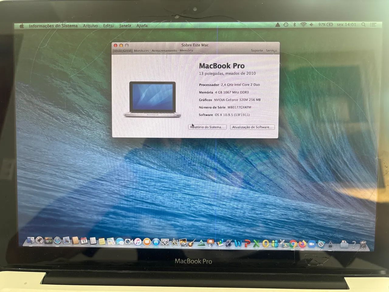 Macbook Pro 2010 256Gb