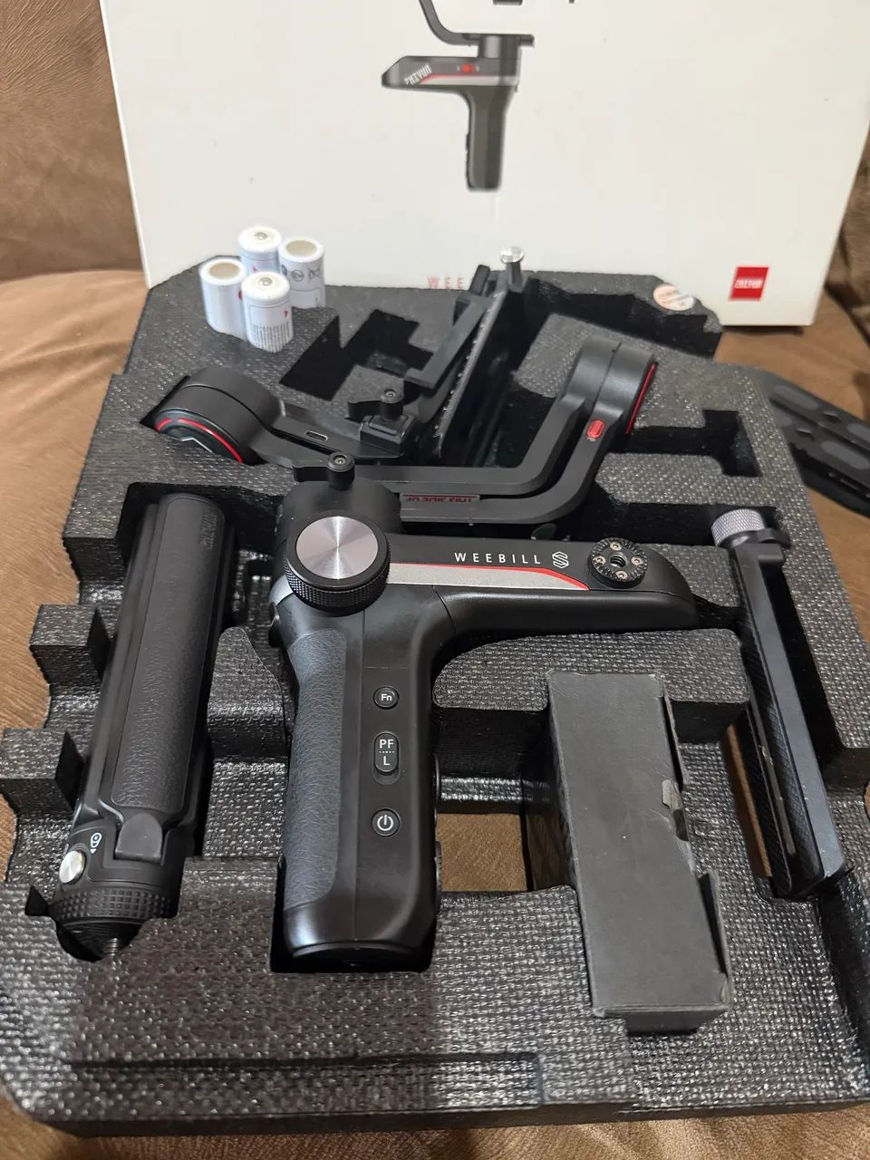Gimbal Zhiyun Weebill S com Plate em L e 4 Bateriais - Foto 2