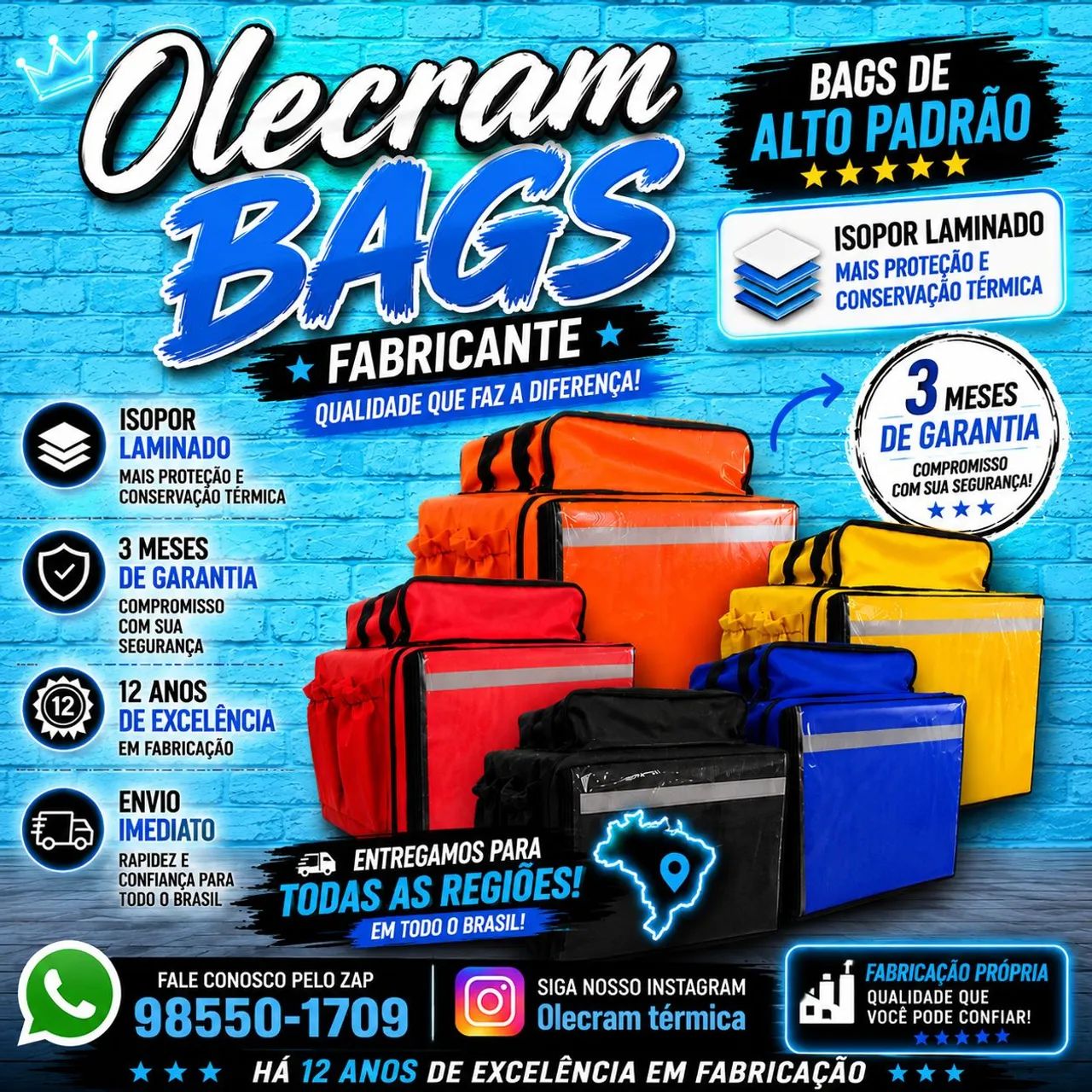 bag pra motoboy delivery 