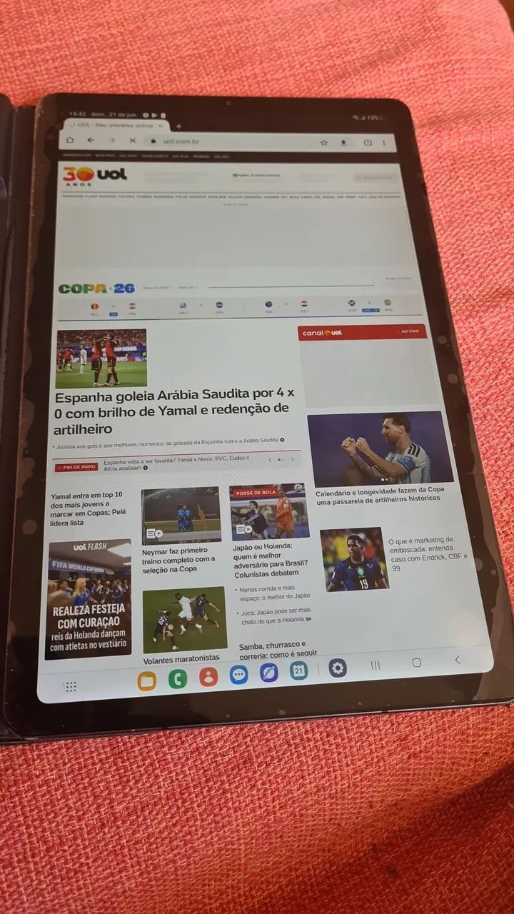 Samsung Tab S6 lite P615 Chip/Wi-Fi case magnética caneta