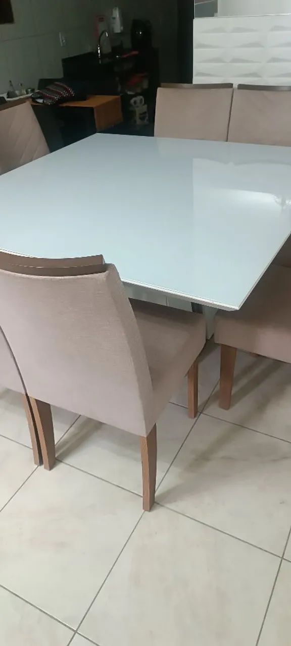 Mesa 1,40 x 1,40 com 8 cadeiras - Foto 5