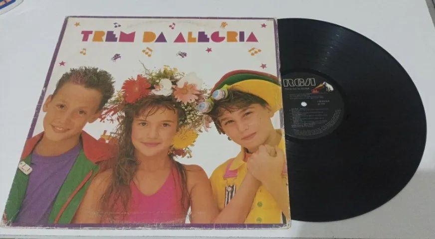 Trem da Alegria Lp vinil - Jaspion Changeman 1989