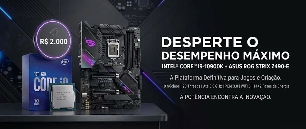 I9 10900k + Rog strix Z490-E