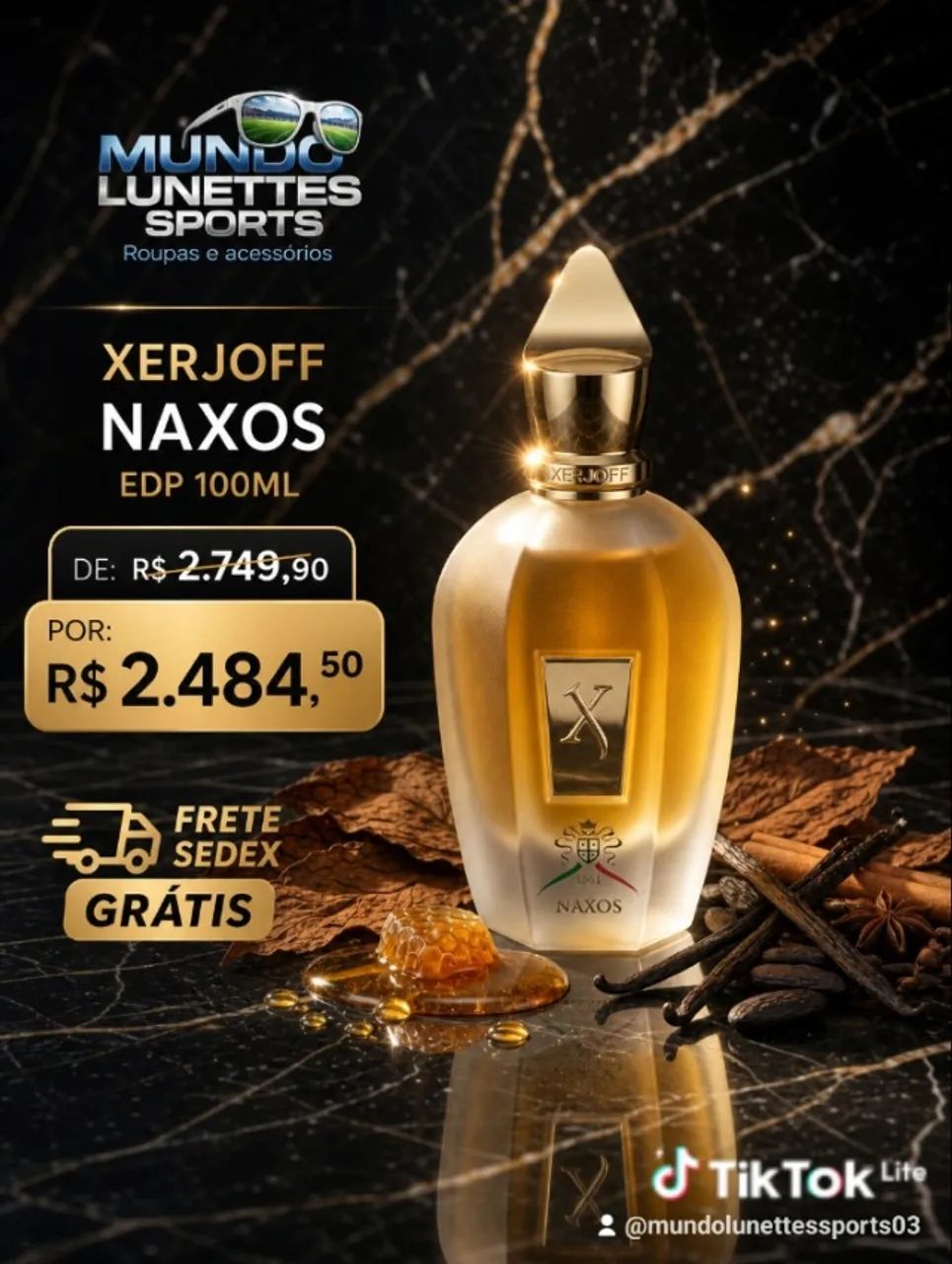 E*a様 濃厚ハニー&タバコ Xerjoff Naxos 100ml XERJOFF NAXOS EDP 100ML - Beleza e Cuidados Pessoais - Barão de