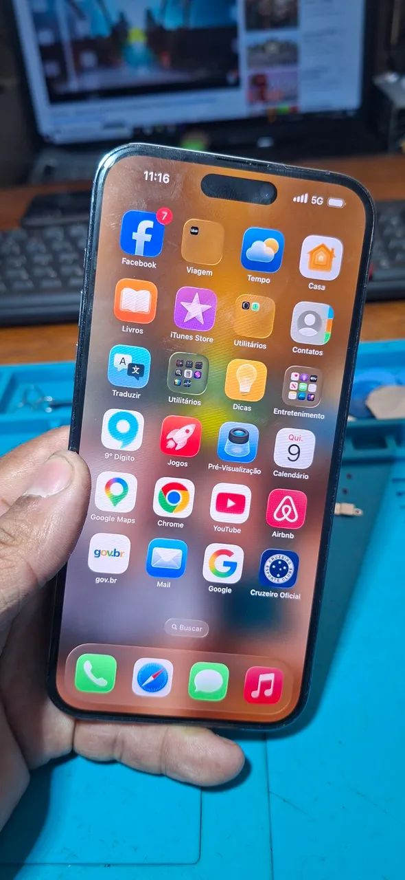 Vendo iPhone 14 pro Max 128 82% roxo impecável  - Foto 4