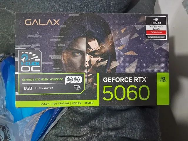 Placa de vídeo RTX 5060, 4 meses de uso e com nota fiscal (Somente Rio de Janeiro)