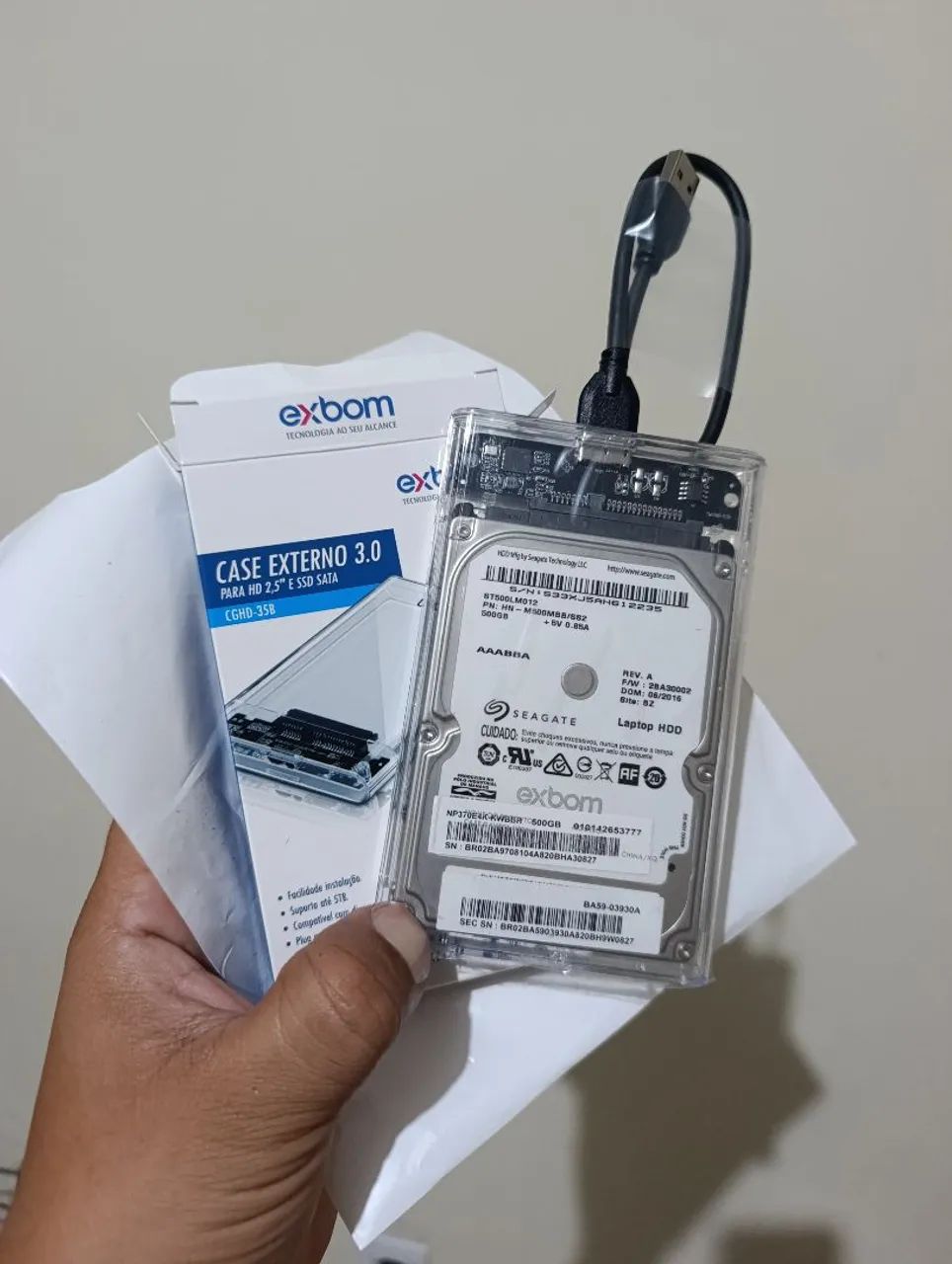 HD EXTERNO 500GB USB 3.0 Ótimo para Vídeos Games ? Notebook PC - Foto 5