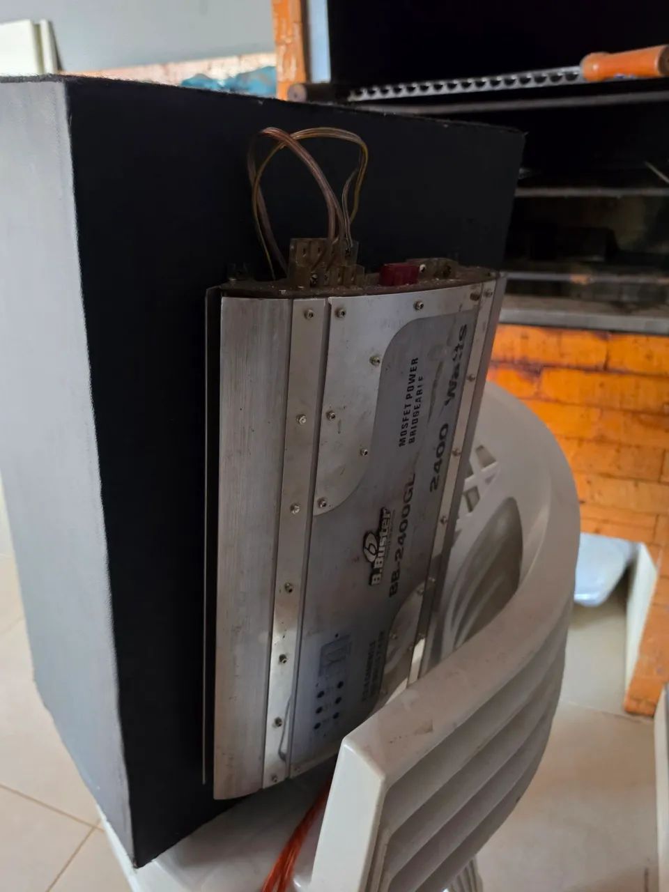 Caixa trio sub Pioneer com modulo - Foto 2