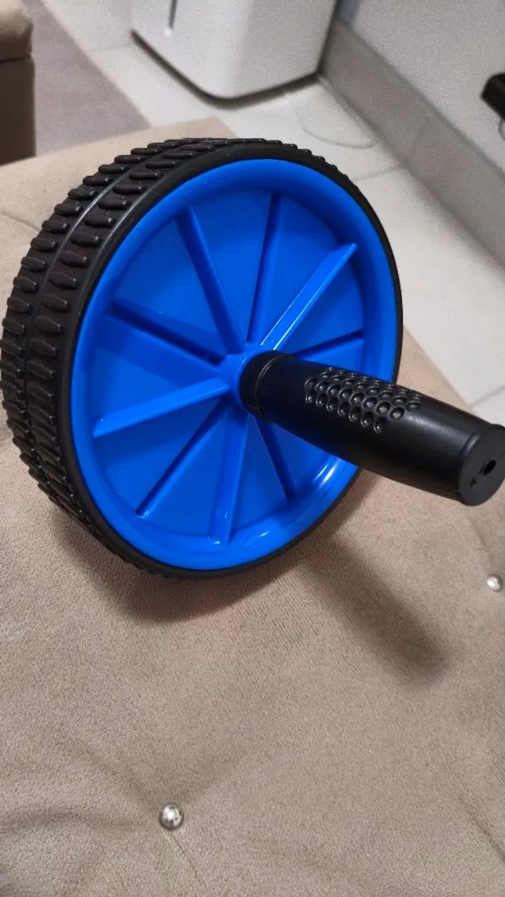 Roda Abdominal Dupla (Ab Wheel) - Ótimo Estado