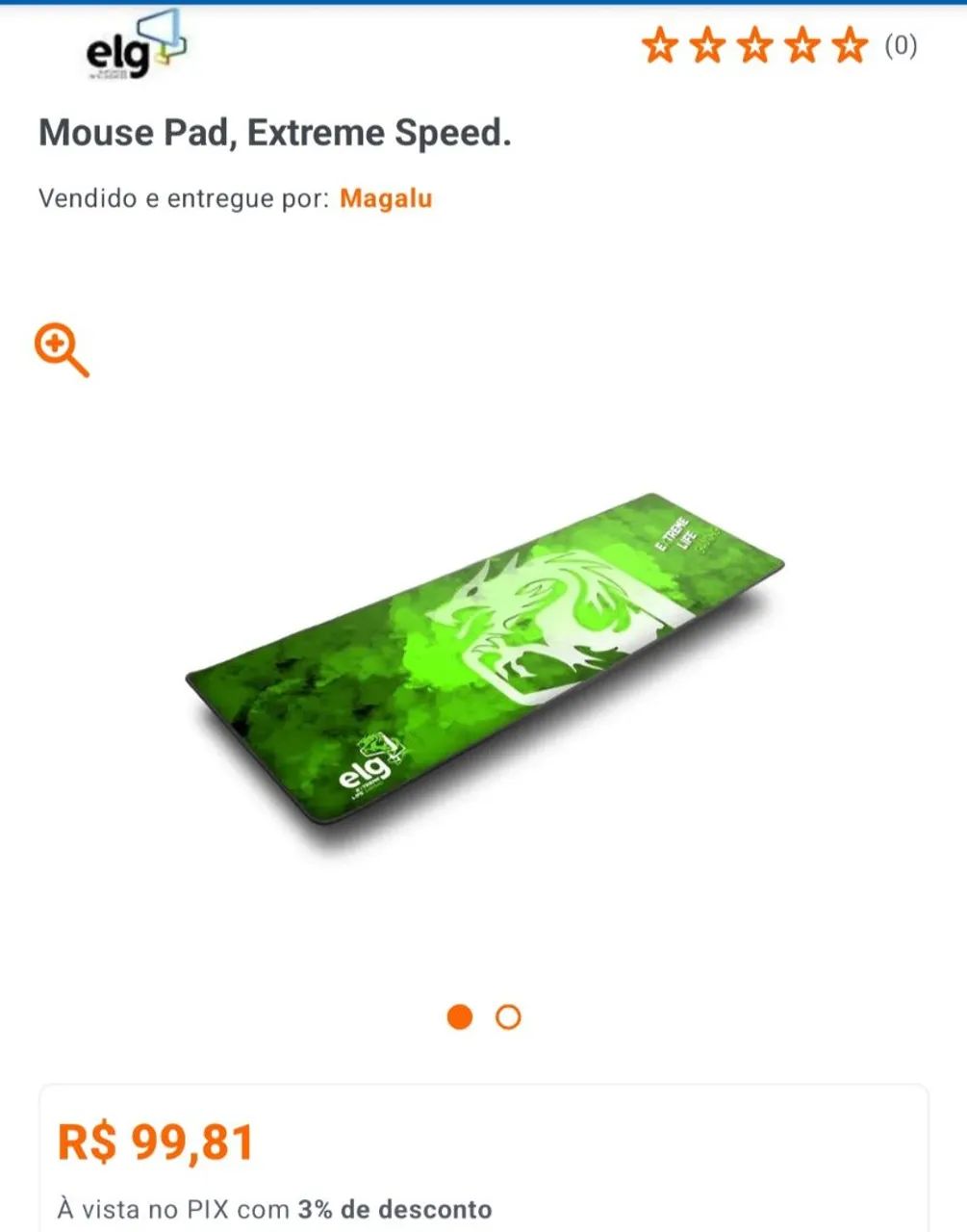 Mousepad gamer profissional (Lacrado, c/ nanopartículas de cerâmica, melhor que do Fallen) - Foto 2