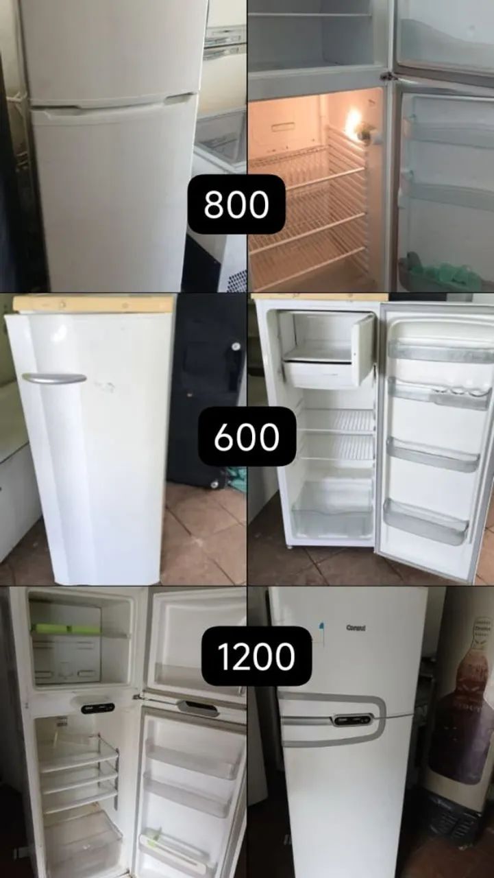 GELADEIRAS DISPONÍVEL 