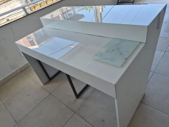 Bancada de granito branco