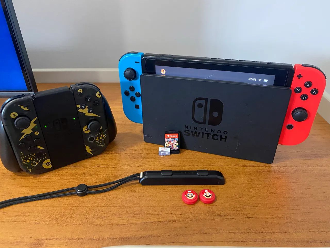 Nintendo Switch - 4 joystick - 14 Jogos - disk 64gB - Foto 4