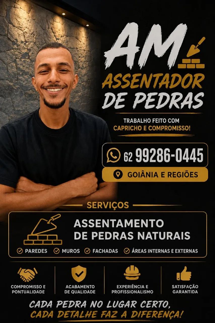Acabamento Premium em Pedra Decorativa.