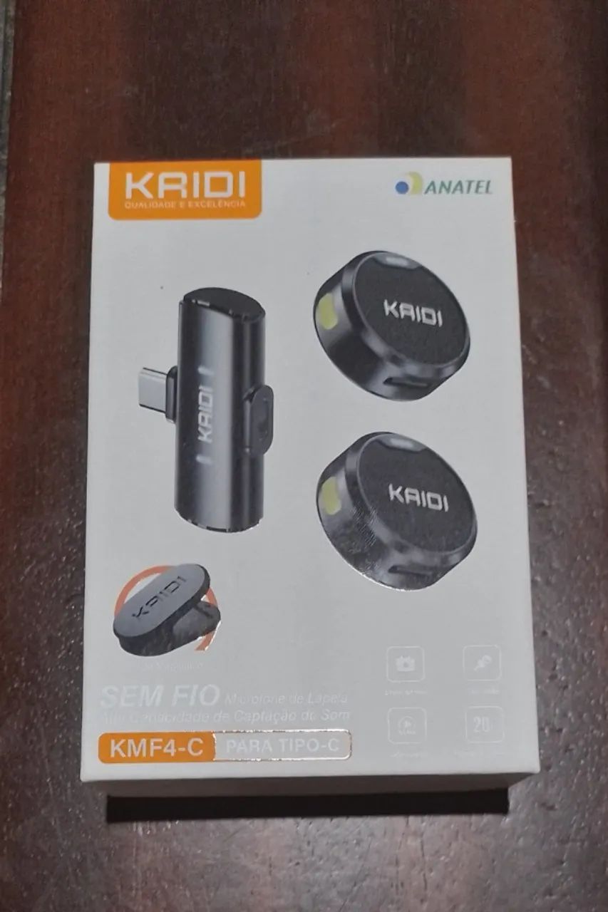 Microfone de lapela duplo para Android