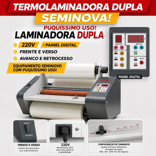 Termolaminadora dupla