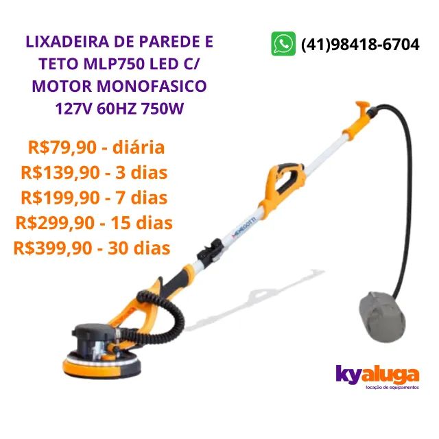Aluguel Lixadeira Girafa | Lixadeira de Parede e Teto