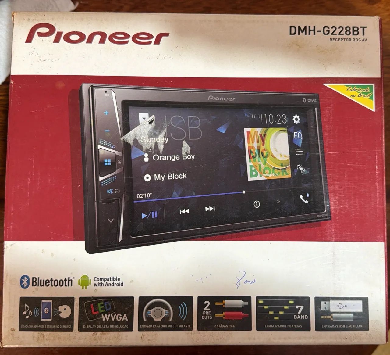 Pioneer 2din DMH-G228BT