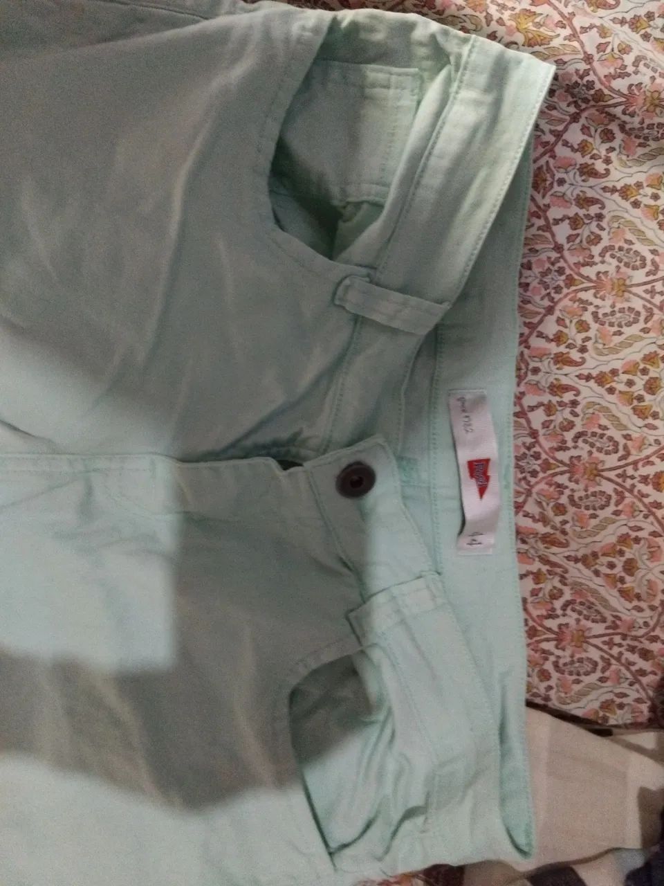 Calça verde claro. Nunca usada. *  - Foto 2