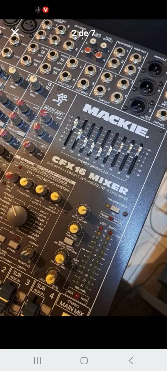 Mesa MACKIE 16 CFX 4 aux mix - Foto 2