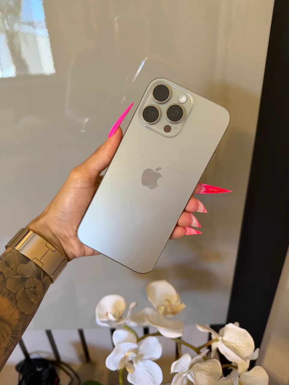 iPhone 16 Pro Max Titânio Natural Garantia Apple - Foto 3
