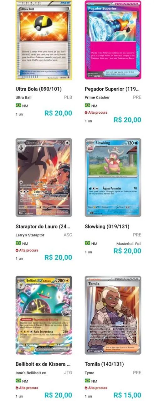 Cartas pokemon originais diversas  - Foto 4