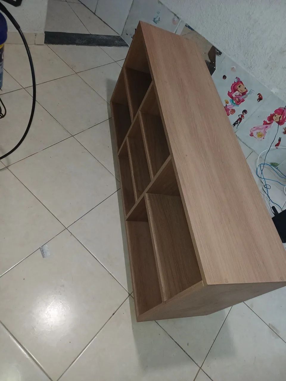 Rack para TV em MDF 18 mm Amadeirado. - Foto 3