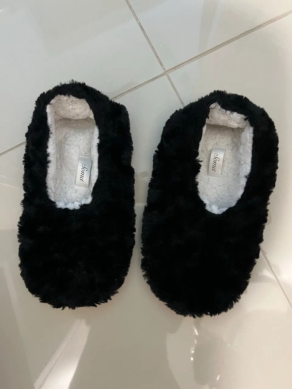 Pantufas pretas