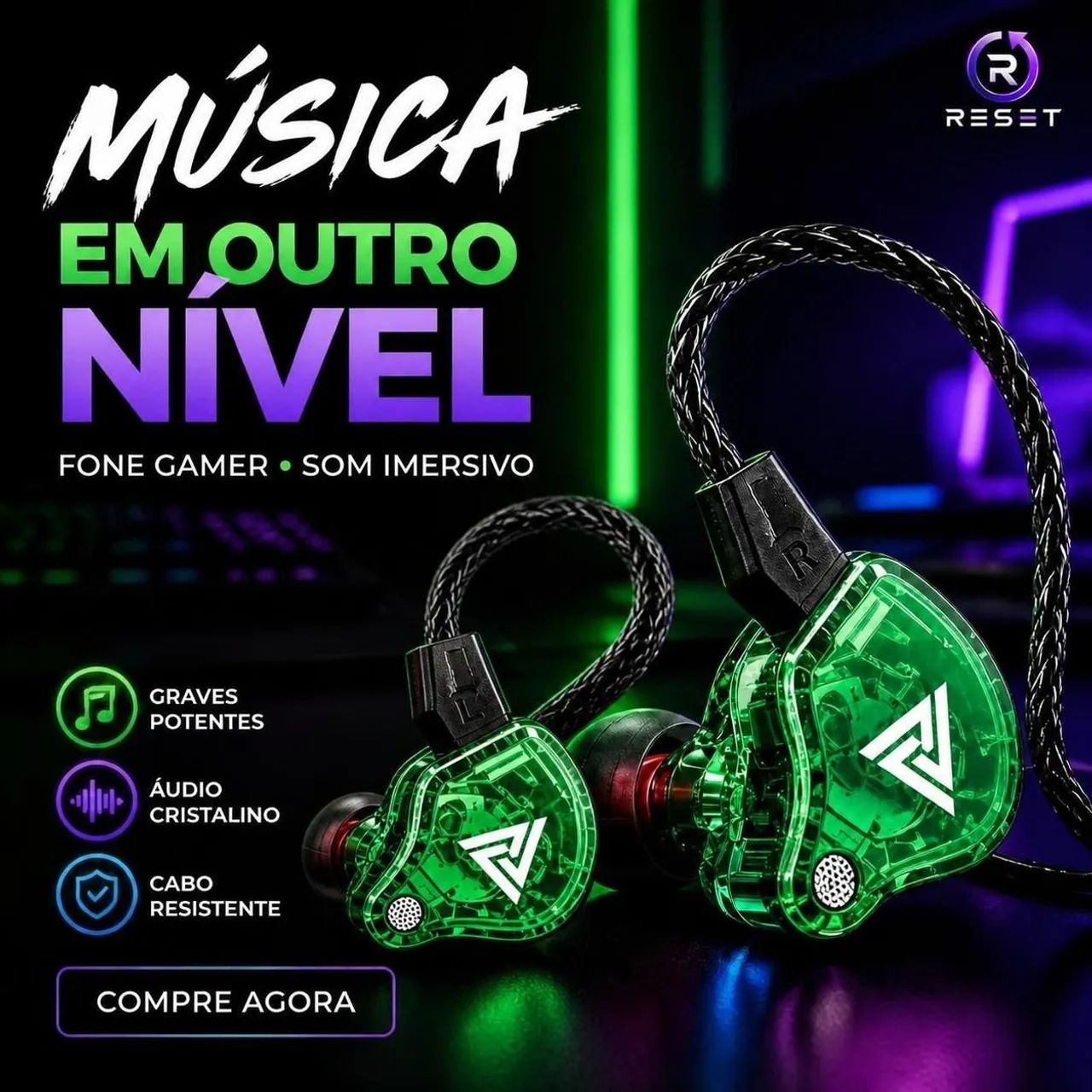 FONES DE OUVIDOS 