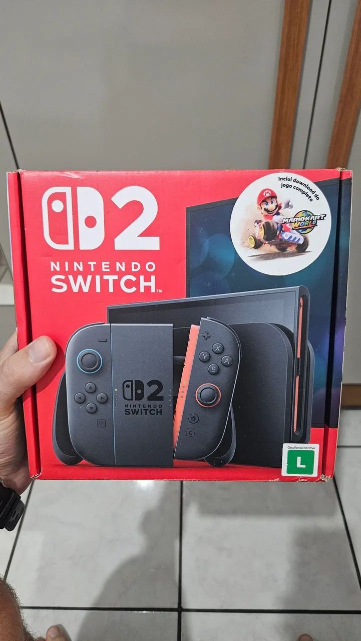 Nintendo Switch 2 mais completo e novo da OLX ES