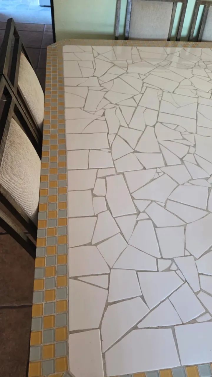 Mesa de Jantar quadrada - em mosaico - Foto 5