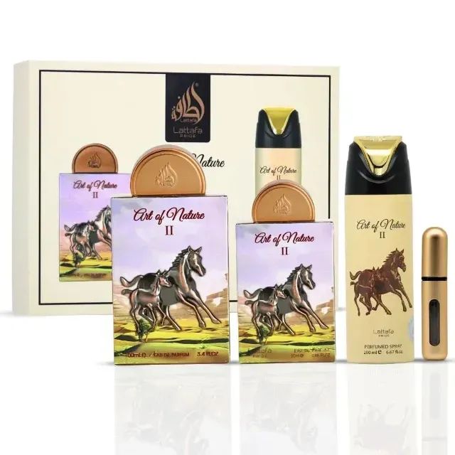 KIT LATTAFA PRIDE Art of Nature II 3-Piece Perfume Gift Set by