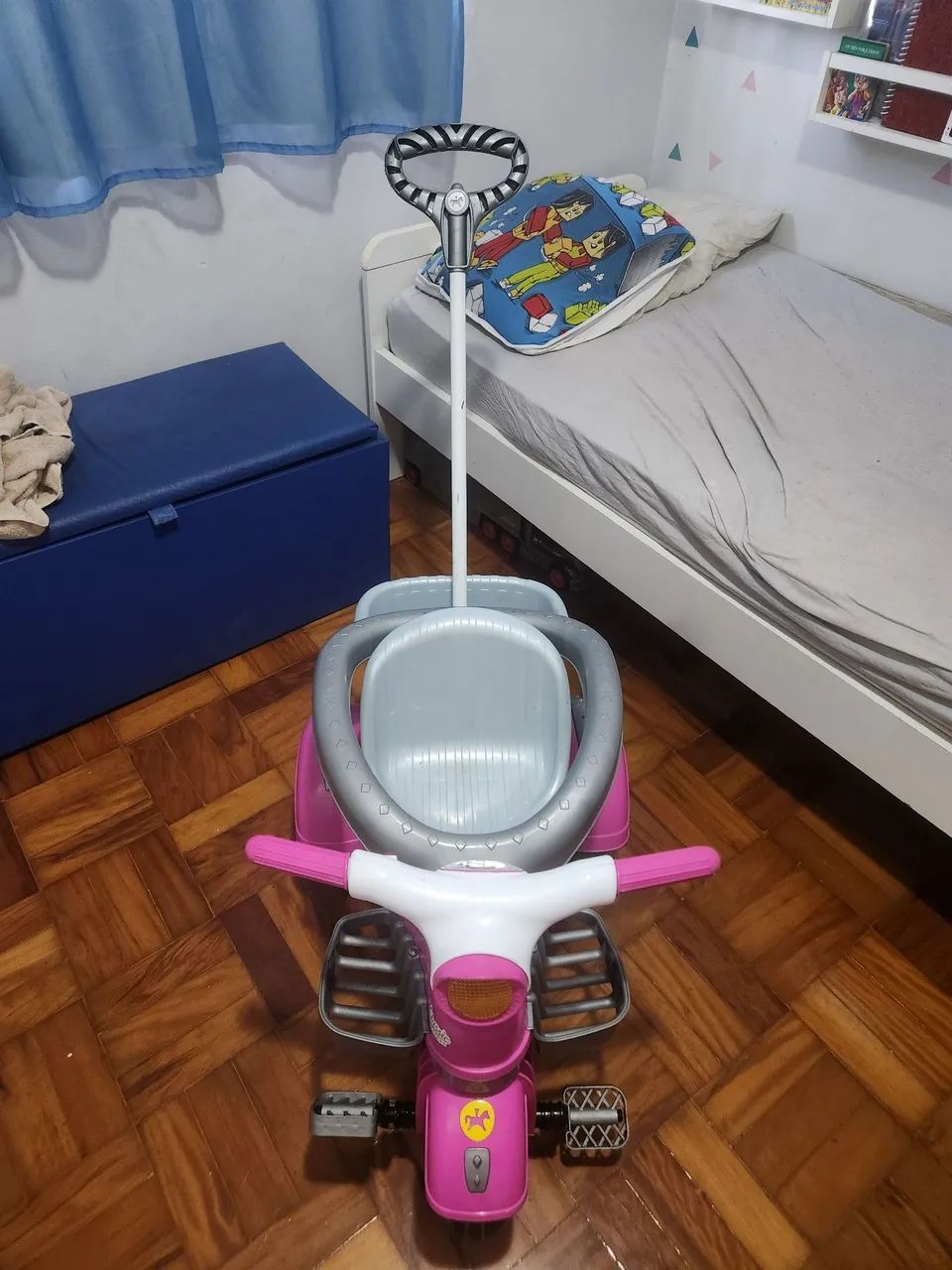 Triciclo infantil rosa - Foto 2