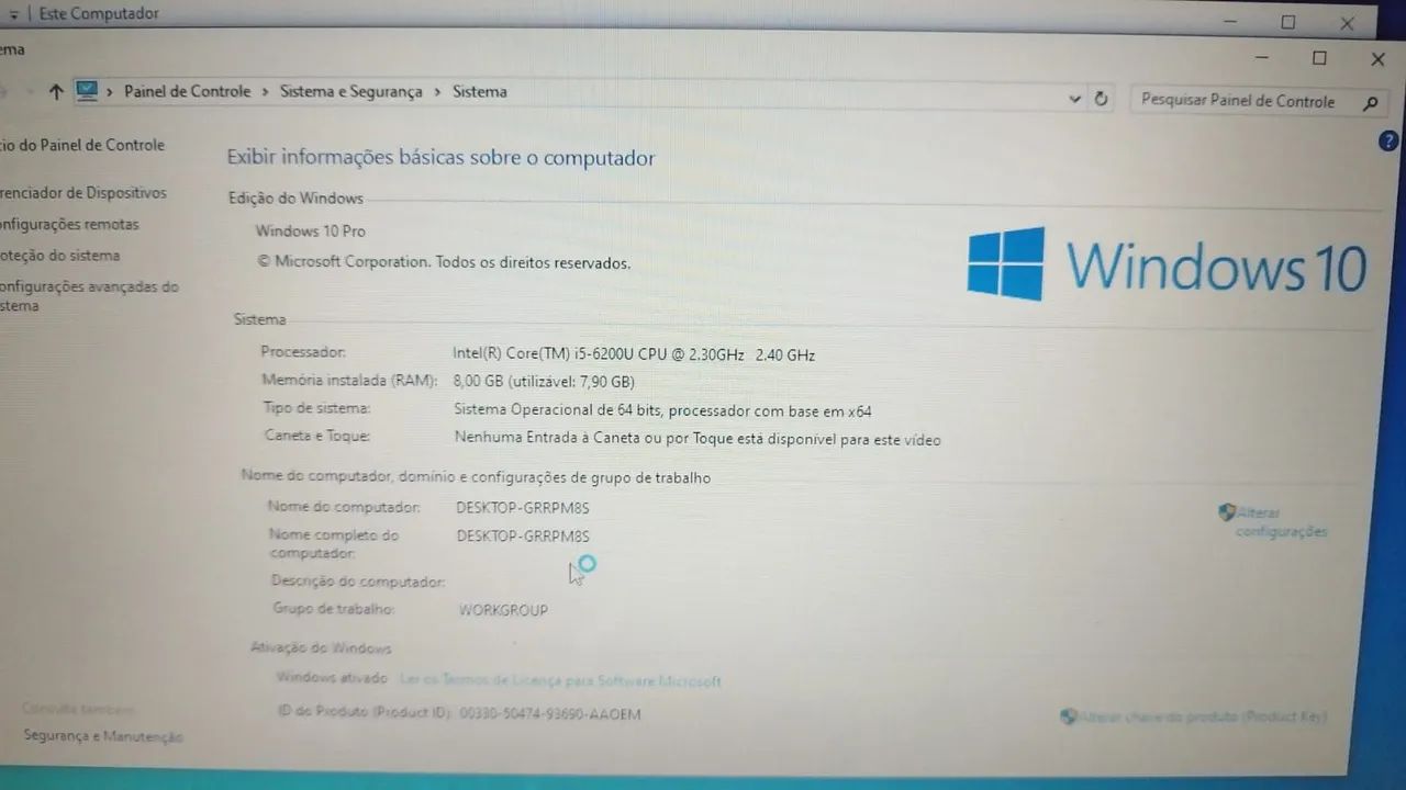 Notebook HP Probook i5 8Gb RAM 256Gb SSD - Foto 5