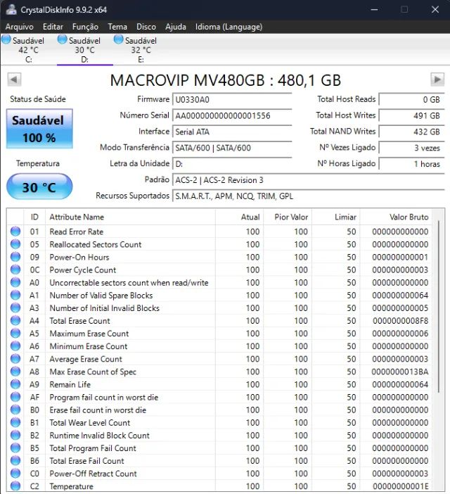 SSD Macrovip 480GB  - Foto 2