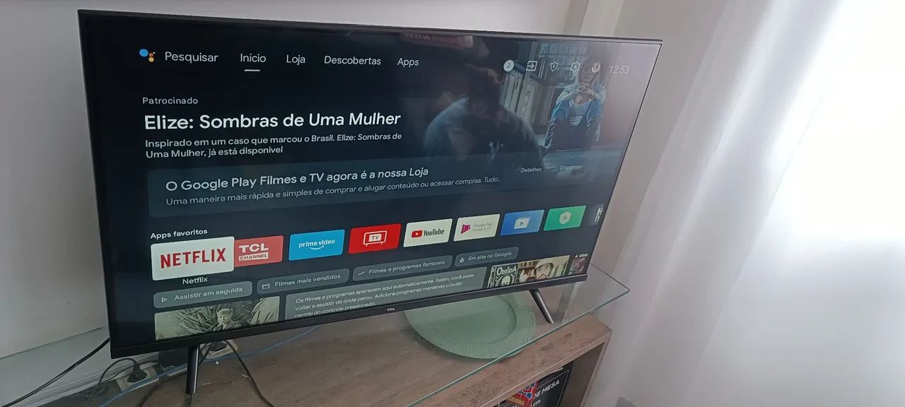 Tv TCL smart HDR QLED semi nova  - Foto 4