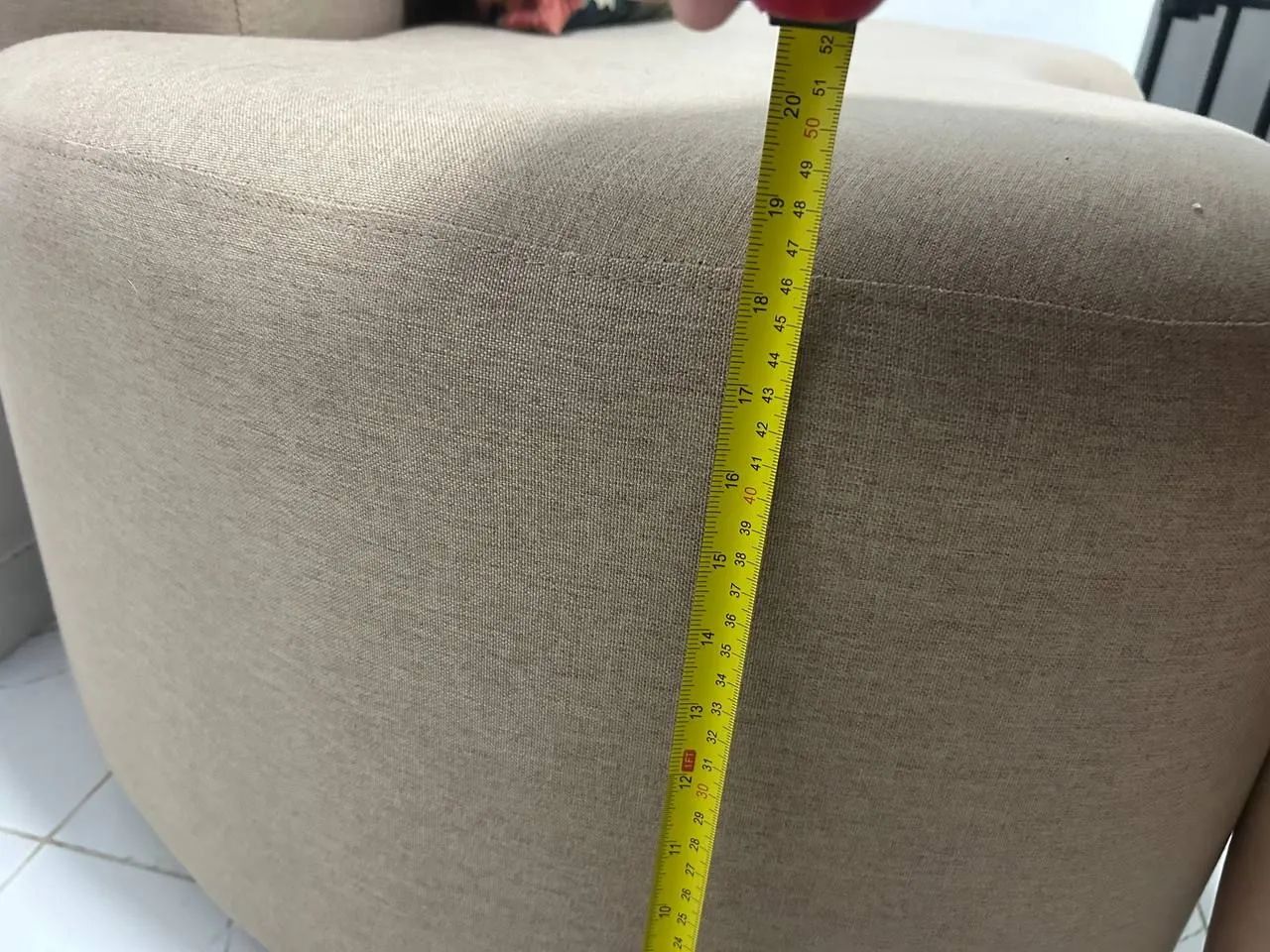 Sofá 2 lugares orgânico 130 cm - Foto 5